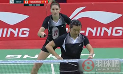 2014年尤伯杯羽毛球锦标赛 普拉迪亚·加德雷/斯基·瑞迪VS 高博/雷琪儿·洪德里奇女双资格赛录像