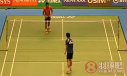 2011年日本羽毛球公开赛 林丹VS 胡赟男单1 8决赛录像