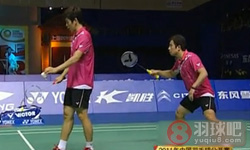 2011年中国羽毛球公开赛 玛蒂亚斯·鲍伊/卡斯腾·摩根森VS 李龙大/郑在成男双半决赛录像