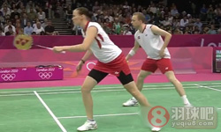 2012年奥运会羽毛球比赛 通托维·阿马德 利利亚纳·纳西尔(印度尼西亚)VS卡米拉·吕特·尤尔 托马斯·雷伯恩(丹麦)  混双资格赛高清录像
