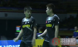 2015年马来西亚羽毛球黄金赛 陈宏麟/王齐麟VS 吴伟申/陈炜强男双半决赛录像