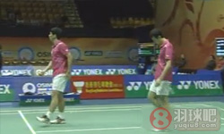 2011年香港羽毛球公开赛 高成炫/柳延星VS 阿尔文·尤利安托·钱德拉/亨德拉·阿普利达·古纳万男双1 4决赛高清录像