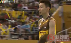 2012年马来西亚羽毛球公开赛 李宗伟VS 田儿贤一男单决赛录像