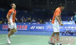 2011年苏迪曼杯羽毛球混合团体赛 吴俊明/白国豪VS 鲁伊特/戴夫男双资格赛录像