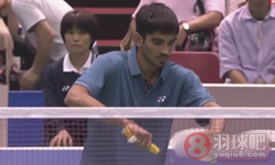 2013年日本羽毛球公开赛 田儿贤一VS 斯里坎特男单1 4决赛录像