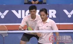 2014年韩国羽毛球公开赛 张楠/赵芸蕾VS 陈润龙/谢影雪混双半决赛录像