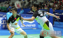 2012年中国羽毛球公开赛 高成炫/李龙大VS 蔡赟/傅海峰男双1 4决赛录像
