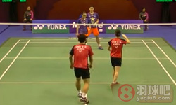 2015年香港羽毛球公开赛 刘成 包宜鑫VS 严惠媛 催率圭混双1 16决赛录像