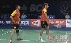 2014年印度尼西亚羽毛球公开赛 李龙大 柳延星VS 傅海峰 张楠男双半决赛高清比赛录像