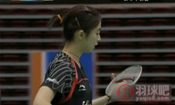 2010年韩国羽毛球公开赛 王适娴VS 金纹希女单半决赛高清比赛录像