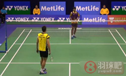 2014年香港羽毛球公开赛 周天成(中华台北)VS斯里坎特·基达姆比(印度)  男单1 16决赛比赛录像