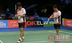 2011年丹麦羽毛球公开赛 李龙大/郑在成VS 彼德森/乔纳斯·拉斯姆森男双1 8决赛录像