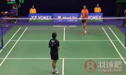 2014年香港羽毛球公开赛 王仪涵(中国)VS王苑力(美国) 女单1 16决赛比赛录像