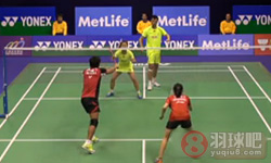 2014年香港羽毛球公开赛 徐晨 马晋(中国)VS通托维·阿马德 戴比·苏珊托(印度尼西亚)  混双1 4决赛高清录像