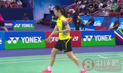 2014法国羽毛球公开赛 李雪芮(中国)VS拉特查诺·因达农(泰国) 女单半决赛比赛录像