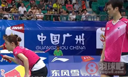 2013年世界羽毛球锦标赛 申白喆/严惠媛VS 约金·费舍尔·尼尔森/克里斯汀娜·佩蒂森混双1 8决赛录像