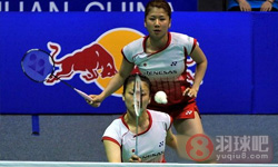 2012年尤伯杯羽毛球锦标赛 金旼贞/河贞恩VS 藤井瑞希/垣岩令佳女双半决赛录像