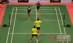 2014年澳门羽毛球公开赛 张凯量 苏义能(台北)VS丹尼·巴瓦·克里斯南塔 查特·奇雅加特男双1 16决赛高清录像