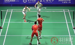 2016年中国羽毛球公开赛 玛蒂亚斯·鲍伊/卡斯腾·摩根森VS 张楠/刘成男双半决赛录像
