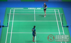 2015年全英羽毛球公开赛 王适娴VS 莱恩·杰克斯菲德女单1 16决赛录像
