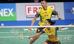 2014丹麦羽毛球公开赛 徐晨 马晋(中国)VS刘成 包宜鑫(中国) 混双半决赛高清比赛录像