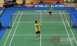 刘国伦VS 赛  普拉尼斯 ( 印度 )2014印尼羽毛球大师赛 男单1 4决赛高清录像