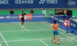 刘鑫VS 叶姵延 ( 中国香港 )2014台北羽毛球公开赛 女单半决赛高清比赛录像