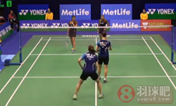 2014年中国羽毛球公开赛 张艺娜 李绍希(韩国)VS里基·艾美莉雅·普拉蒂普塔 皮娅·泽巴迪娅·贝尔纳德特(印尼) 女双1 8决赛高清录像