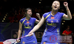 2012年全英羽毛球公开赛 田卿/赵芸蕾VS 金旼贞/河贞恩女双半决赛录像