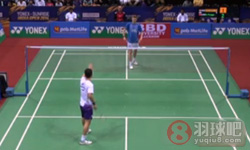 2014年印度羽毛球公开赛 杜鹏宇VS 维克托·阿萨尔森男单1 4决赛录像