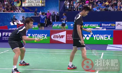 2014法国羽毛球公开赛 李胜木 蔡佳欣(中华台北)VS吴伟申 陈伟强(马来西亚) 男双1 4决赛比赛录像
