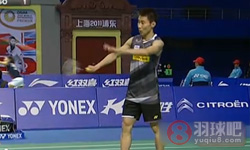 2011年中国羽毛球公开赛 李宗伟VS 田儿贤一男单1 8决赛高清录像