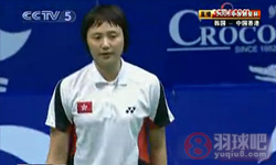 2009年苏迪曼杯羽毛球混合团体赛 王晨VS 金纹希女单资格赛录像