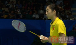 2010年亚运会羽毛球比赛 王适娴VS 后藤爱女单1 4决赛高清比赛录像
