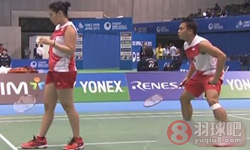2013年日本羽毛球公开赛 刘成/包宜鑫VS 马尔基斯·基多/皮娅·泽巴迪娅·贝尔纳德特 ( 印度尼西亚 )