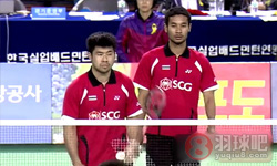 2014年亚洲羽毛球锦标赛 申白喆/柳延星VS 玛尼蓬·宗集/尼迪蓬·潘普佩克男双半决赛录像