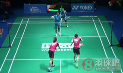 2014年瑞士羽毛球公开赛 骆赢/骆羽VS 郑景银/金荷娜女双1 4决赛录像
