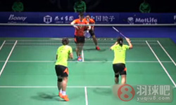 2014年中国羽毛球公开赛 王晓理 于洋(中国)VS骆赢 骆羽(中国) 女双半决赛录像