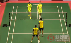 2014年澳门羽毛球公开赛 李俊慧 刘雨辰(中国)VS陈宏麟 王齐麟男双1 16决赛高清录像