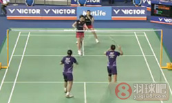 2014年韩国羽毛球公开赛 骆赢/骆羽VS 垣岩令佳/前田美顺女双半决赛录像