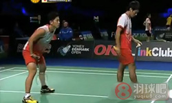 2012年丹麦羽毛球公开赛 桥本博且/平田典靖VS 柴飚/张楠男双1 8决赛录像