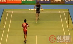 2011年日本羽毛球公开赛 彼得·盖德VS 西蒙·桑托索男单1 4决赛录像