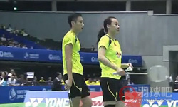 张楠/赵芸蕾VS 早川贤一/松友美佐纪2014日本羽毛球公开赛 混双半决赛高清录像