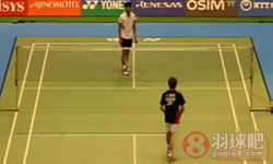 2011年日本羽毛球公开赛 田儿贤一VS 周天成男单1 8决赛录像