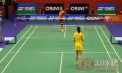 2012年香港羽毛球公开赛 李雪芮VS 王琳女单半决赛录像