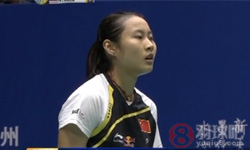 2012年中国羽毛球大师赛 王仪涵VS 拉特查诺·因达农女单1 4决赛录像