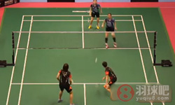 2014年澳门羽毛球公开赛 区冬妮 于小含(中国)VS严惠媛 柳海媛(韩国) 女双1 4决赛录像