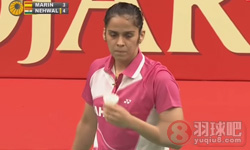 2013年印度尼西亚羽毛球公开赛 塞娜·内维尔VS 卡罗琳娜·马琳女单1 4决赛录像