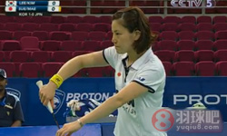 2010年尤伯杯羽毛球赛 李孝贞 金旼贞(韩国)VS末纲聪子 前田美顺(日本) 女双半决赛录像