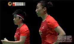 2014年中国羽毛球公开赛 王晓理 于洋(中国)VS卡米拉·吕特·尤尔 克里斯汀娜·佩蒂森(丹麦) 女双1 4决赛高清比赛录像